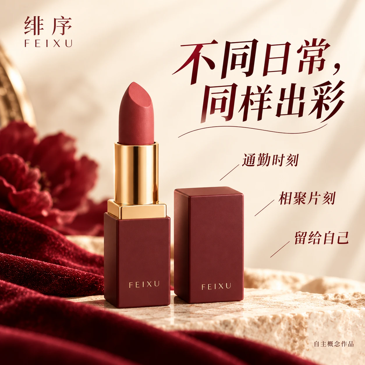 绒雾口红 04 / 信息图