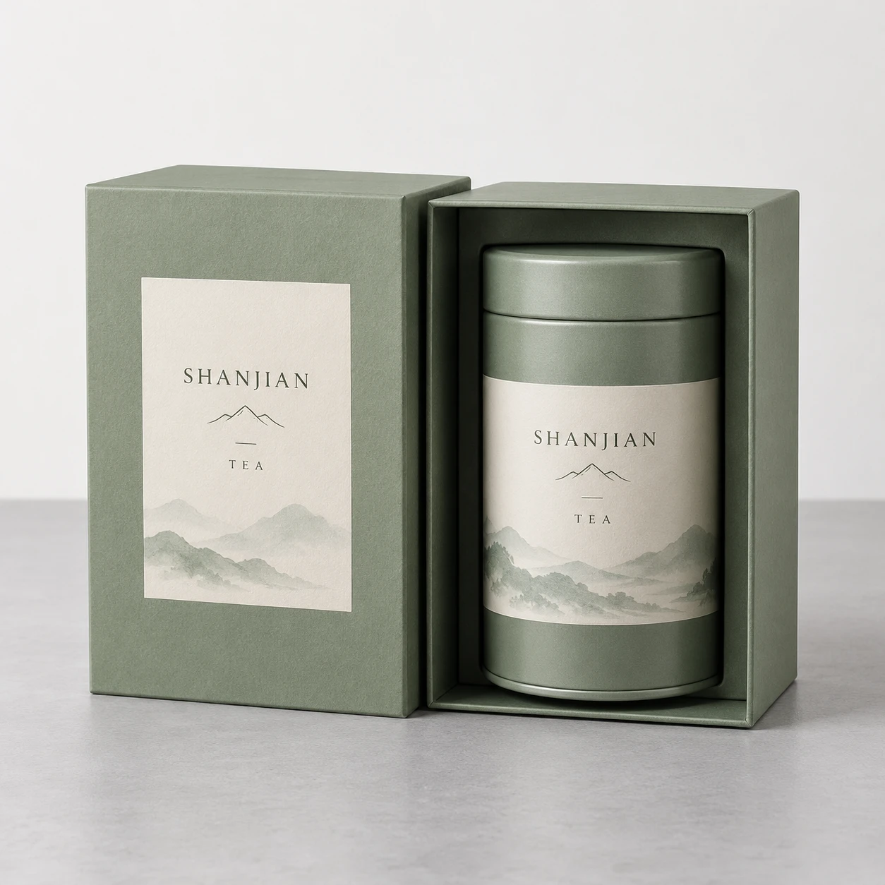 茶罐礼盒 概念输入图